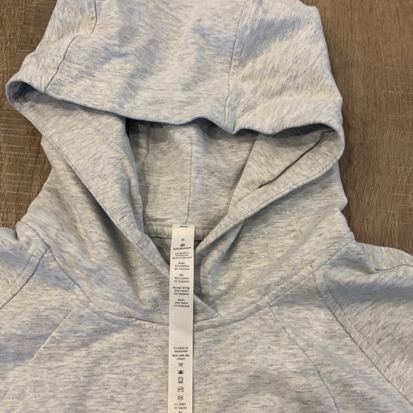 Lululemon light grey scuba hoodie - Picture 2 of 3
